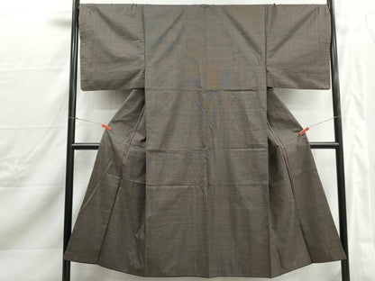 平和屋着物■男性　本場大島紬　亀甲柄　正絹　逸品　DABJ0329qa