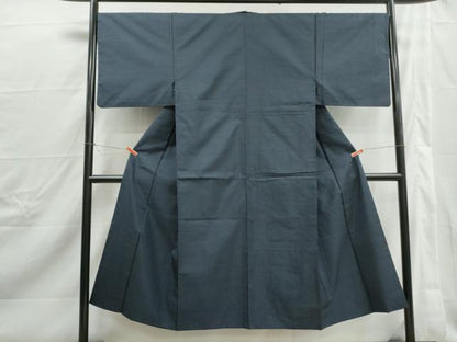 平和屋着物■男性　本場大島紬　幾何学文　正絹　逸品　DABJ0330qa