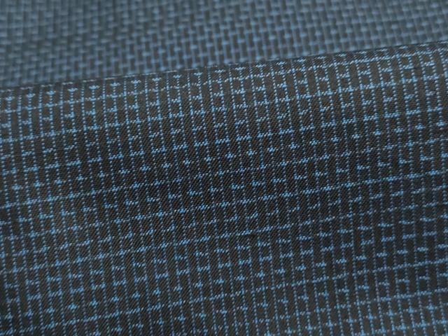 平和屋着物■男性　本場大島紬　幾何学文　正絹　逸品　DABJ0330qa