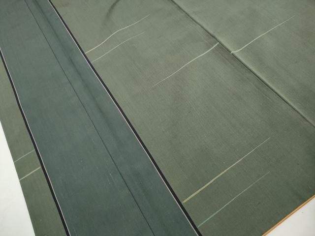 平和屋着物■上質な紬　間道　正絹　逸品　DABJ0345qa