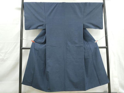 平和屋着物■男性　紬　霞文　褐返色　正絹　逸品　DABJ0351qa
