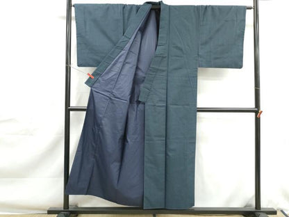 平和屋着物■男性　紬　100亀甲　正絹　逸品　DABJ0352qa