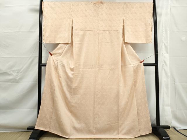 平和屋着物■大変加工の良い総絞り小紋　正絹　逸品　DABJ0355qa