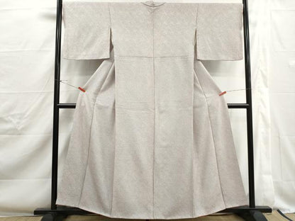 平和屋着物■大変加工の良い総絞り小紋　正絹　逸品　DABJ0356qa