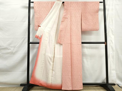 平和屋着物■大変加工の良い総絞り小紋　正絹　逸品　DABJ0357qa