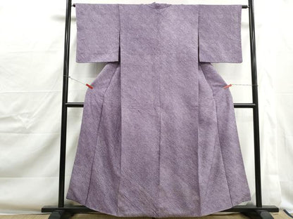 平和屋着物■大変加工の良い総絞り小紋　正絹　逸品　DABJ0359qa