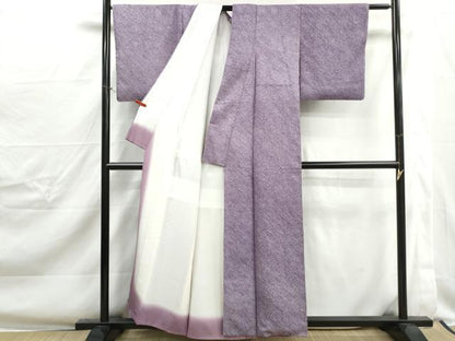 平和屋着物■大変加工の良い総絞り小紋　正絹　逸品　DABJ0359qa