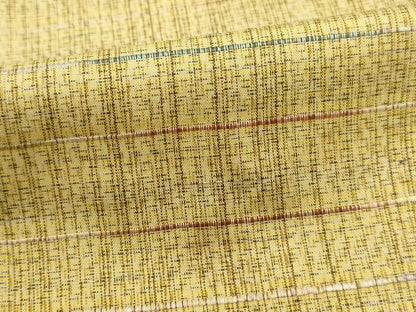 平和屋着物■上質な紬　横段文　正絹　逸品　DABJ0367qa