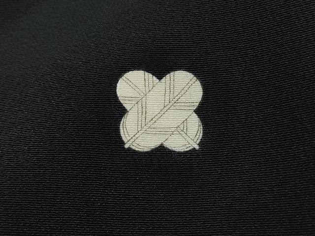平和屋着物■豪華黒留袖　友禅　作家物　梅松花文　暈し染め　正絹　逸品　DABJ0380qa