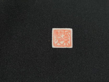 平和屋着物■豪華黒留袖　作家物　手描き　風景樹林文　暈し染め　正絹　逸品　DABJ0381qa