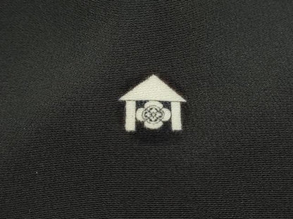 平和屋着物■豪華黒留袖　駒刺繍　飾花文　金彩　やまと誂製　正絹　逸品　DABJ0383qa