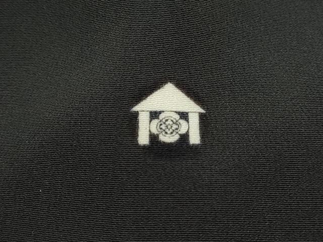平和屋着物■豪華黒留袖　駒刺繍　飾花文　金彩　やまと誂製　正絹　逸品　DABJ0383qa