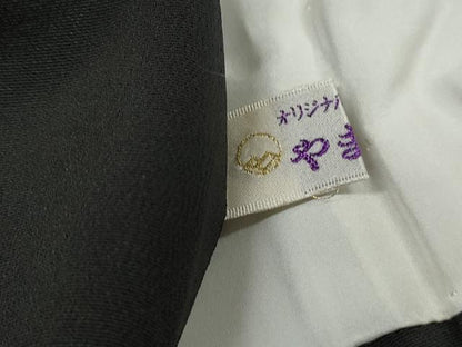 平和屋着物■豪華黒留袖　駒刺繍　飾花文　金彩　やまと誂製　正絹　逸品　DABJ0383qa