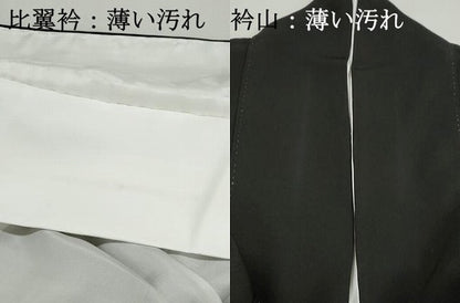 平和屋着物■豪華黒留袖　駒刺繍　群鶴花文箱文　金彩　正絹　逸品　DABJ0385qa