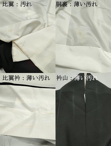 平和屋着物■豪華駒刺繍　流水御所車花文　暈し染め　金彩　正絹　逸品　DABJ0397qa