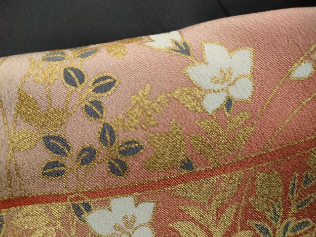 平和屋着物■豪華駒刺繍　流水御所車花文　暈し染め　金彩　正絹　逸品　DABJ0397qa