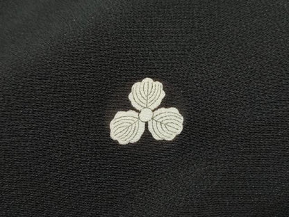 平和屋着物■豪華黒留袖　駒刺繍　花鳥文　鳳凰　金彩　正絹　逸品　DABJ0398qa