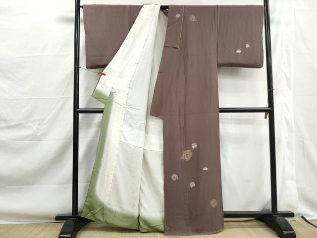 平和屋着物■訪問着　刺繍　器物文　金銀彩　正絹　逸品　DABJ0407qa