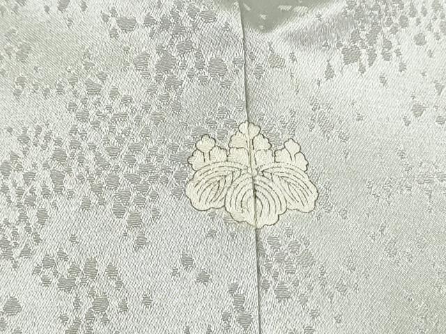 平和屋着物■訪問着　絞り　刺繍　流水草花文　金糸　正絹　逸品　DABJ0409qa