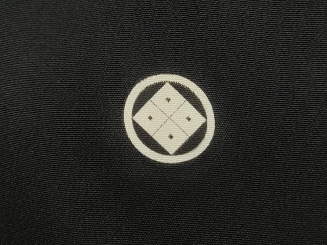 平和屋着物■豪華黒留袖　駒刺繍　束ね熨斗花鳥文　金彩　正絹　逸品　DABJ0418qa