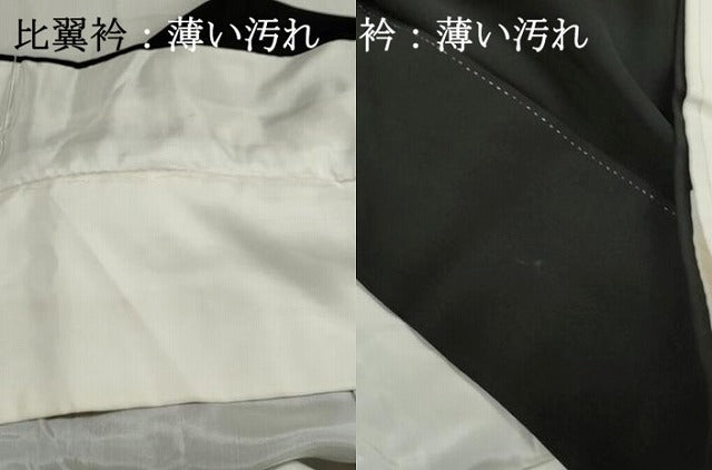 平和屋着物■豪華黒留袖　友禅　作家物　風景枝松文　正絹　逸品　DABJ0422qa