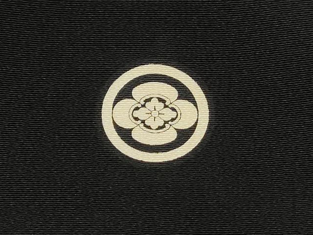 平和屋着物■豪華黒留袖　友禅　作家物　風景枝松文　正絹　逸品　DABJ0422qa