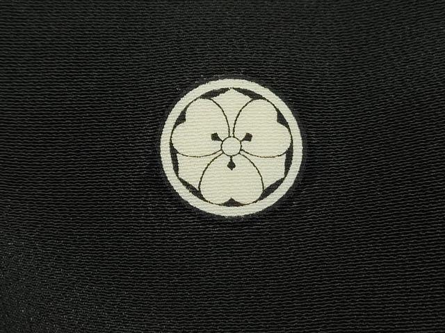 平和屋着物■豪華黒留袖　作家物　飾花文　金彩　正絹　逸品　DABJ0424qa