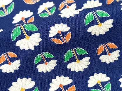 平和屋着物■上質な小紋　花尽くし　正絹　逸品　DABJ0440qa