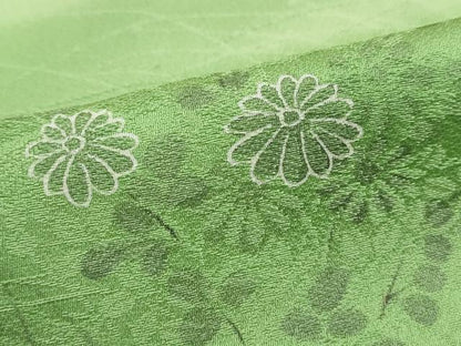 平和屋着物■訪問着　霞草花文　暈し染め　正絹　逸品　DABJ0445qa