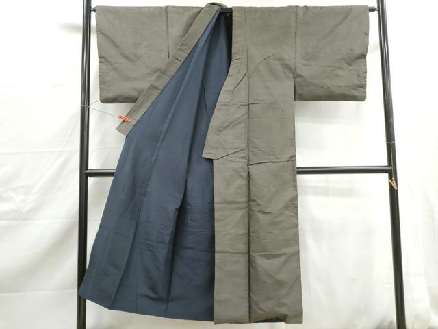 平和屋着物■男性　本場大島紬　80亀甲　総詰め　正絹　逸品　DABJ0452qa