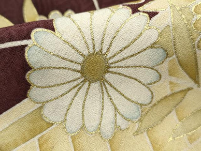 平和屋着物■豪華色留袖　花筏文　金彩　正絹　逸品　DABJ0455qa