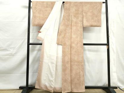 平和屋着物■上質な小紋　霞文　暈し染め　正絹　逸品　DABJ0466qa