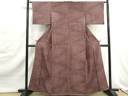 平和屋着物■上質な小紋　霞文　暈し染め　正絹　逸品　DABJ0473qa