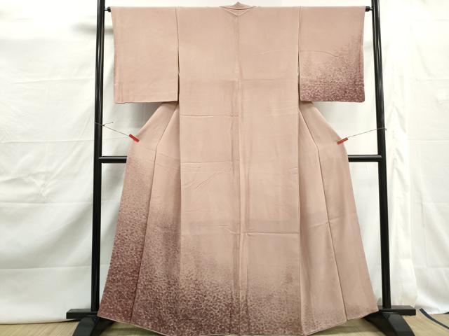 平和屋着物■訪問着　霞文　暈し染め　正絹　逸品　DABJ0476qa