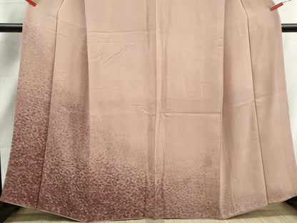 平和屋着物■訪問着　霞文　暈し染め　正絹　逸品　DABJ0476qa
