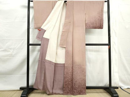 平和屋着物■訪問着　霞文　暈し染め　正絹　逸品　DABJ0476qa