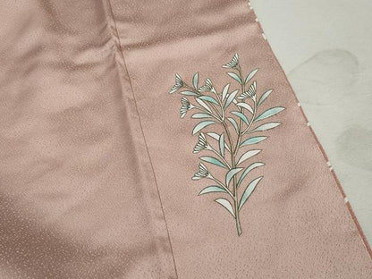 平和屋着物■訪問着　花車文　椿　暈し染め　金彩　正絹　逸品　DABJ0477qa