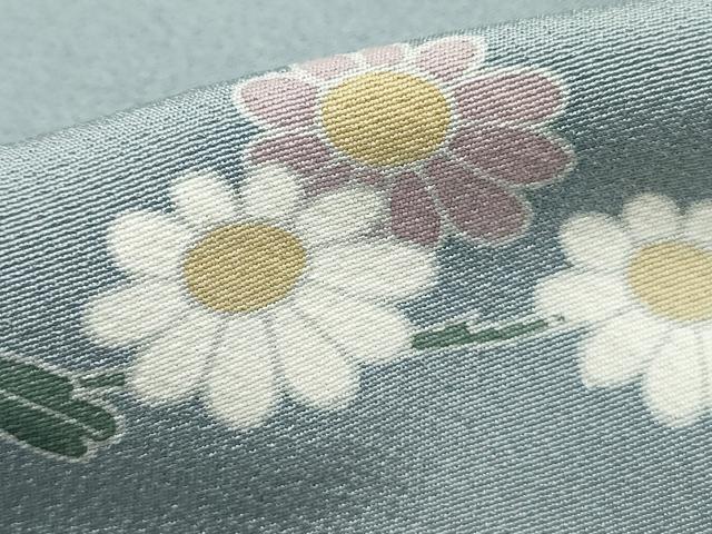 平和屋着物■訪問着　友禅　作家物　枝花文　暈し染め　正絹　逸品　DABJ0478qa