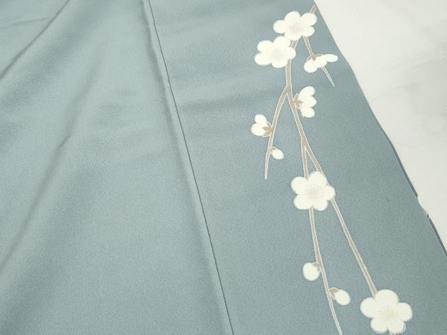 平和屋着物■訪問着　友禅　作家物　枝花文　暈し染め　正絹　逸品　DABJ0478qa