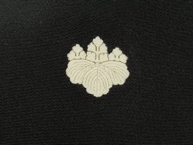 平和屋着物■豪華黒留袖　駒刺繍　群鶴文　金彩　正絹　逸品　DABJ0485qa