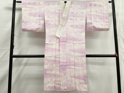 平和屋着物■長襦袢　無双仕立て　鱗地紋　暈し染め　正絹　逸品　DABJ0488qa