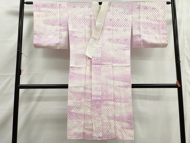 平和屋着物■長襦袢　無双仕立て　鱗地紋　暈し染め　正絹　逸品　DABJ0488qa
