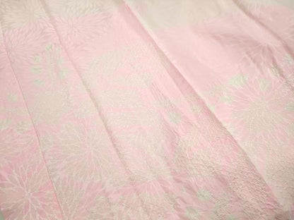 平和屋着物■振袖用長襦袢　袷　絞り　菊尽くし　暈し染め　正絹　逸品　DABJ0490qa