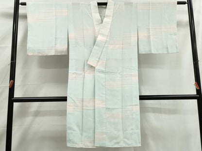 平和屋着物■長襦袢　無双仕立て　横段文　暈し染め　正絹　逸品　DABJ0491qa