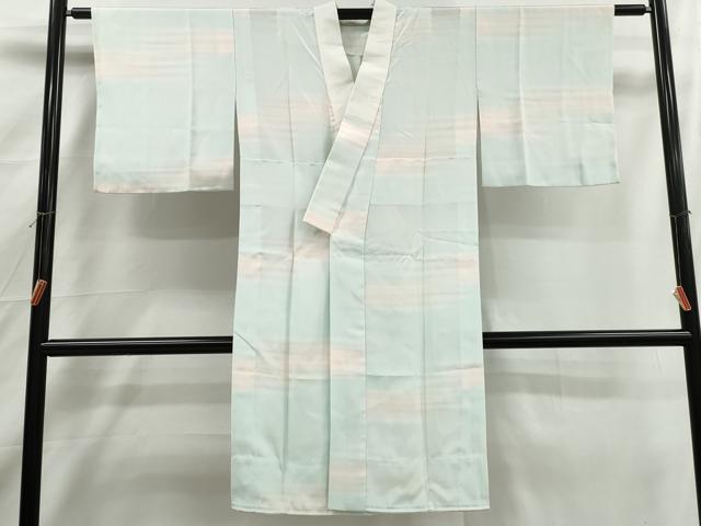 平和屋着物■長襦袢　無双仕立て　横段文　暈し染め　正絹　逸品　DABJ0491qa
