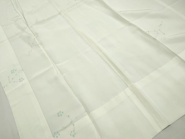 平和屋着物■長襦袢　無双仕立て　枝花文　正絹　逸品　DABJ0492qa