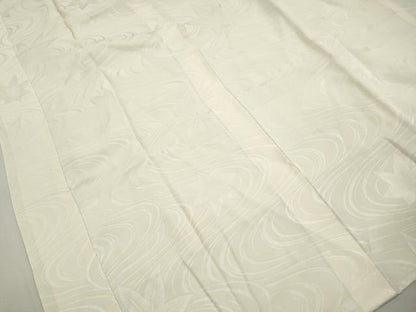 平和屋着物■長襦袢　袷　流水楓地紋　正絹　逸品　DABJ0493qa