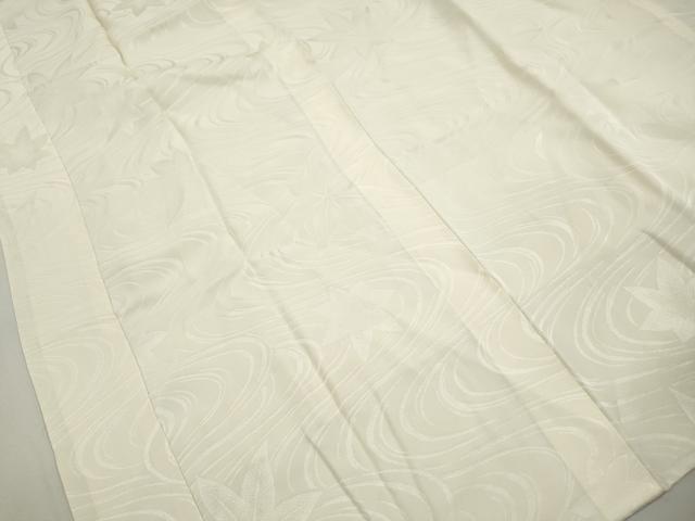 平和屋着物■長襦袢　袷　流水楓地紋　正絹　逸品　DABJ0493qa