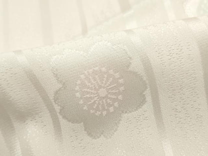 平和屋着物■長襦袢　無双仕立て　舞桜間道　暈し染め　正絹　逸品　DABJ0496qa