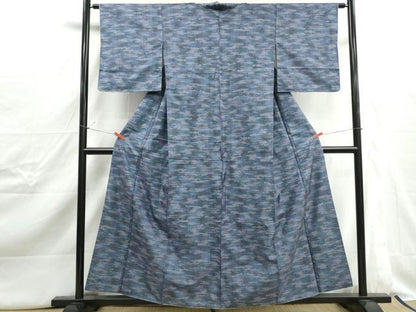 平和屋着物■本場大島紬　7マルキ　霞文　正絹　逸品　DABJ0503qa